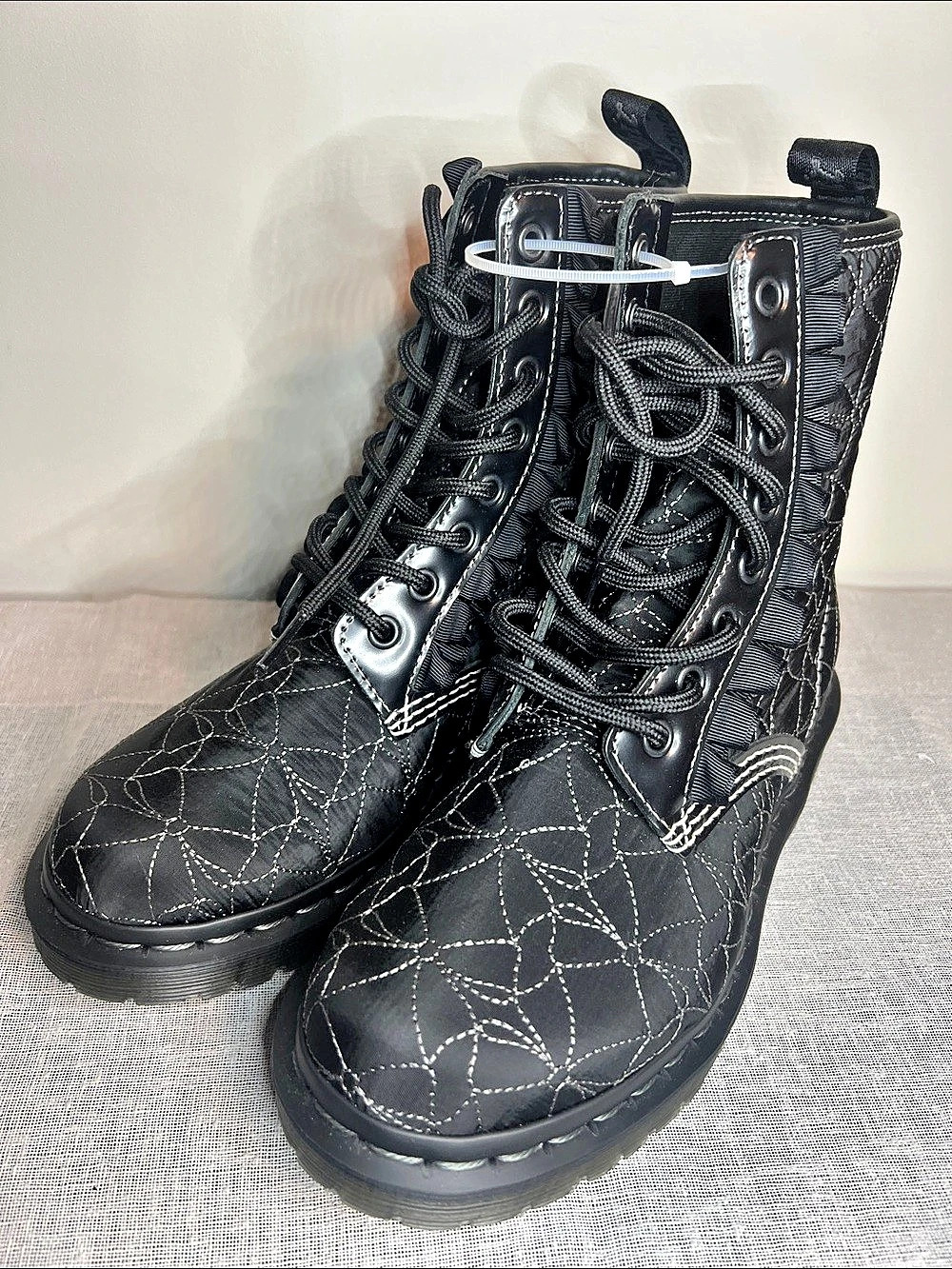 Dr. Martens 1460 Frill Black Combat Boots US 6